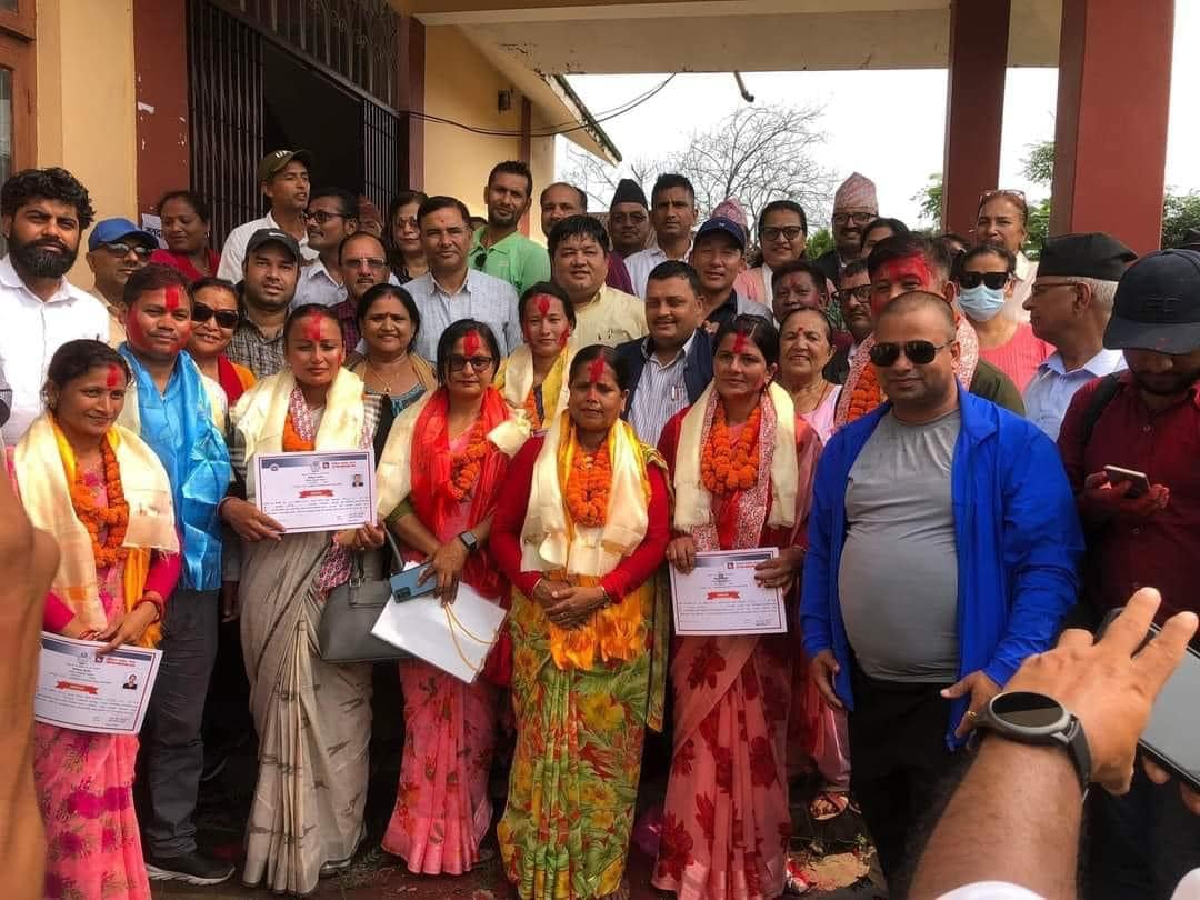 भरतपुरको कार्यपालिका सदस्य चुनावमा सत्ता गठबन्धनको प्यानलै विजयी